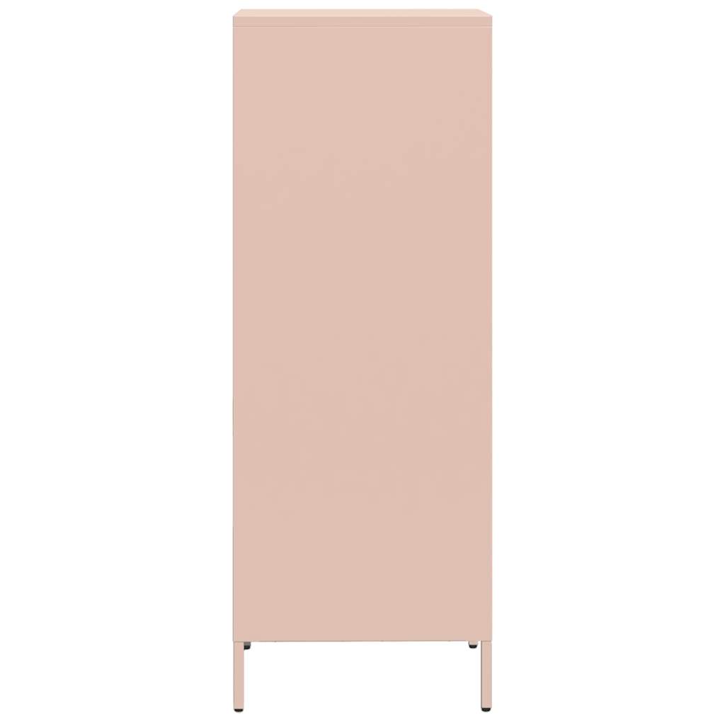 Credenza Rosa 35x39x103,5 cm in Acciaio - homemem39