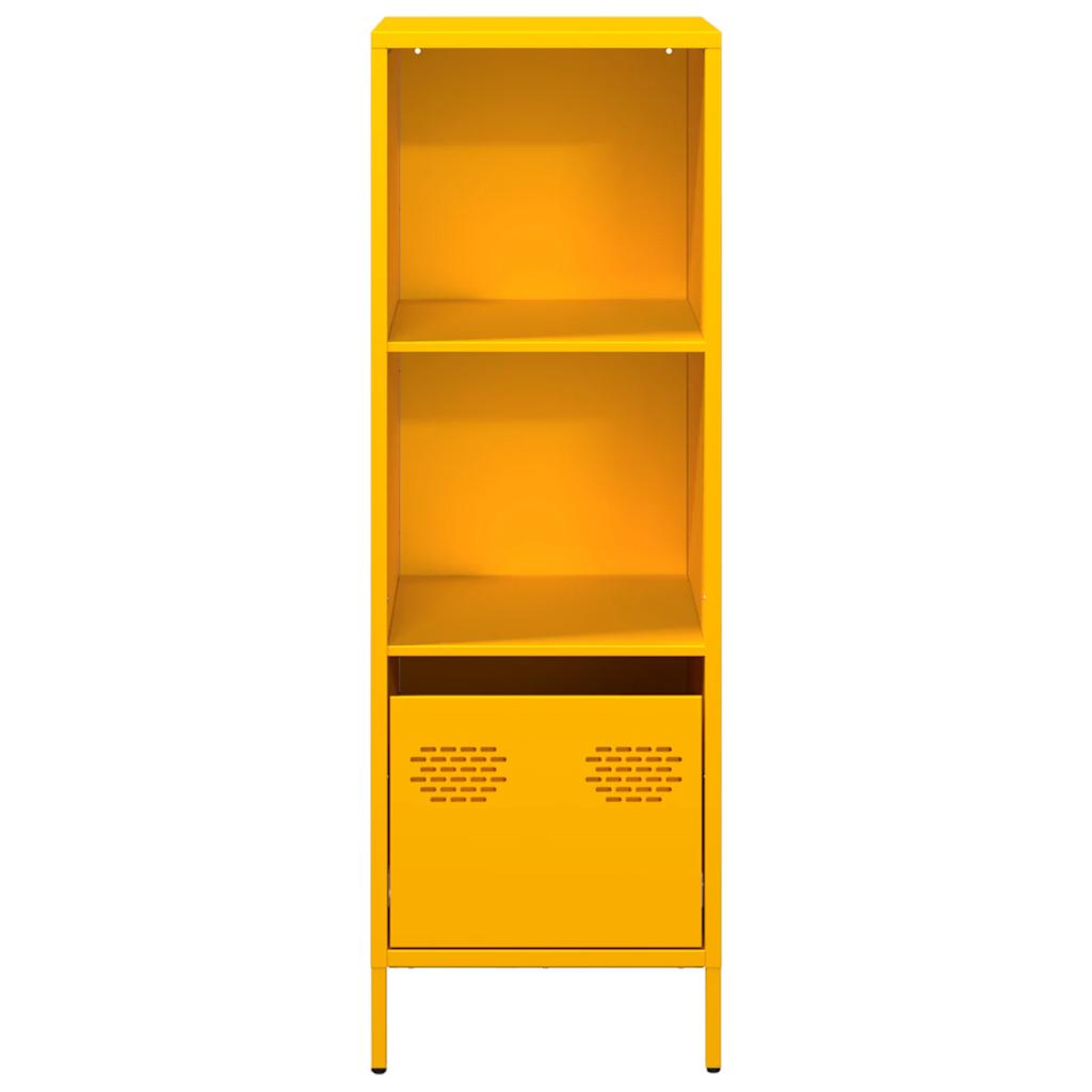 Credenza Giallo Senape 35x39x103,5 cm in Acciaio - homemem39