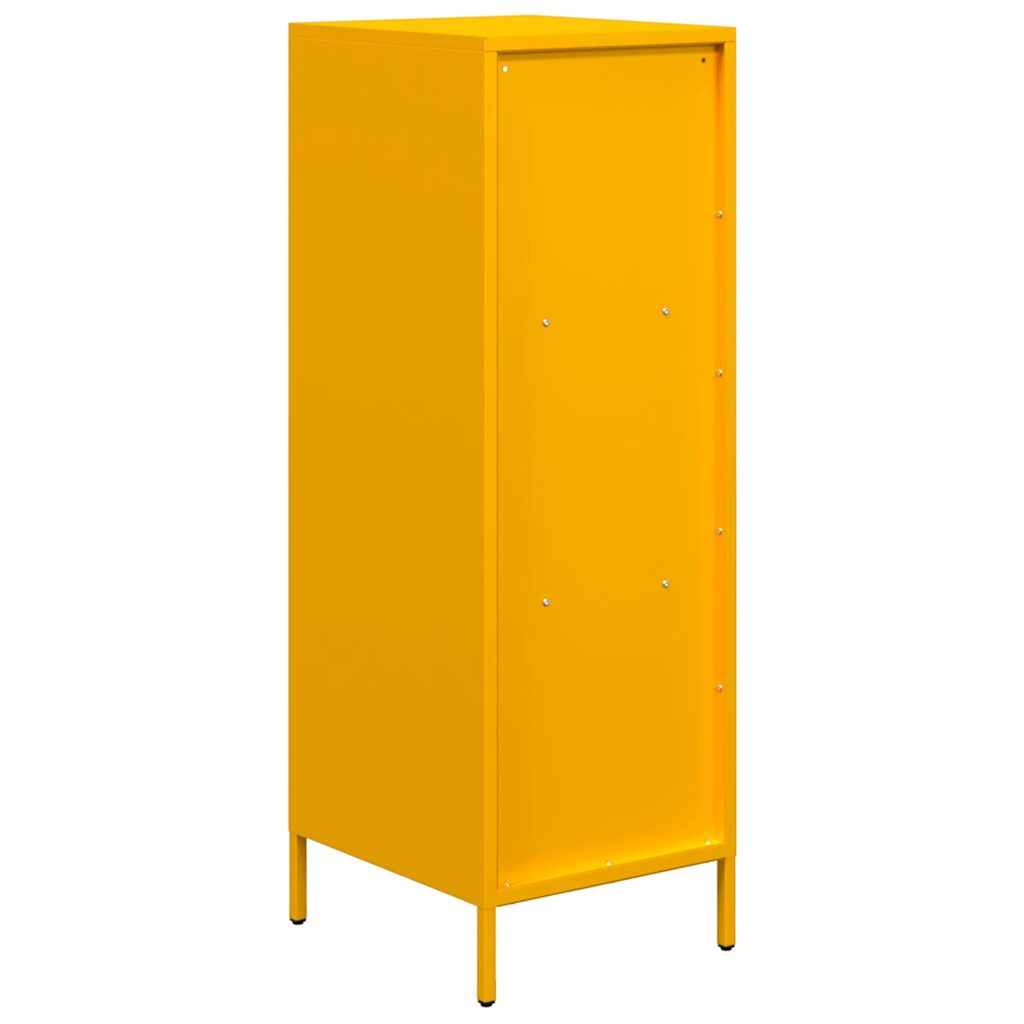 Credenza Giallo Senape 35x39x103,5 cm in Acciaio - homemem39