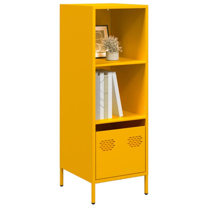 Credenza Giallo Senape 35x39x103,5 cm in Acciaio - homemem39