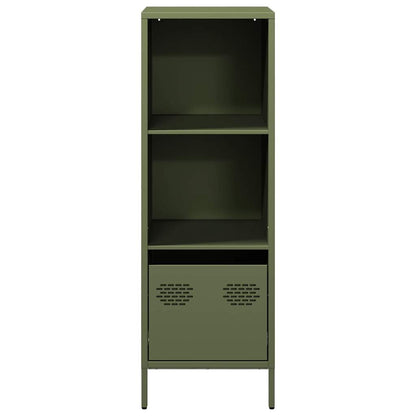 Credenza Verde Oliva 35x39x103,5 cm in Acciaio - homemem39