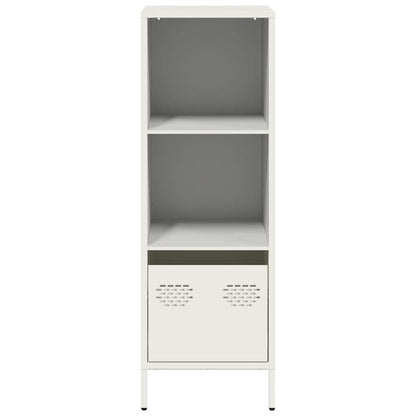 Credenza Bianca 35x39x103,5 cm in Acciaio - homemem39