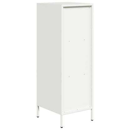 Credenza Bianca 35x39x103,5 cm in Acciaio - homemem39