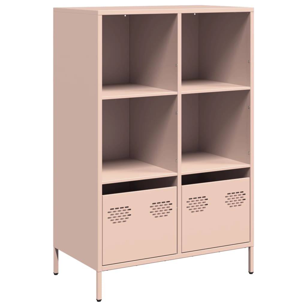 Credenza Rosa 68x39x103,5 cm in Acciaio - homemem39
