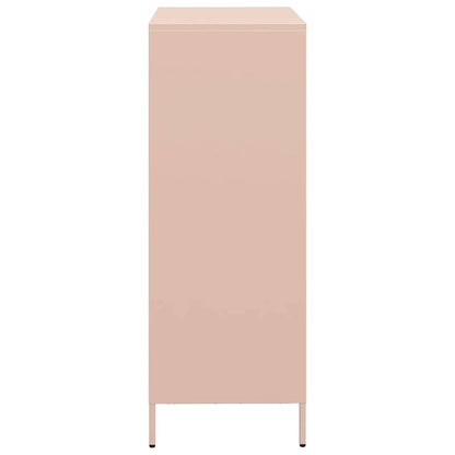 Credenza Rosa 68x39x103,5 cm in Acciaio - homemem39