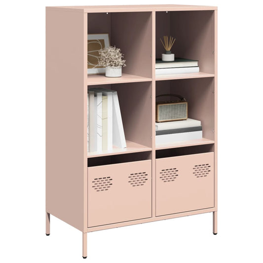 Credenza Rosa 68x39x103,5 cm in Acciaio - homemem39