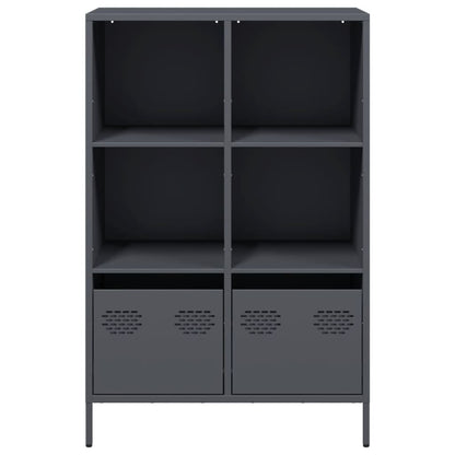 Credenza Antracite 68x39x103,5 cm Acciaio - homemem39