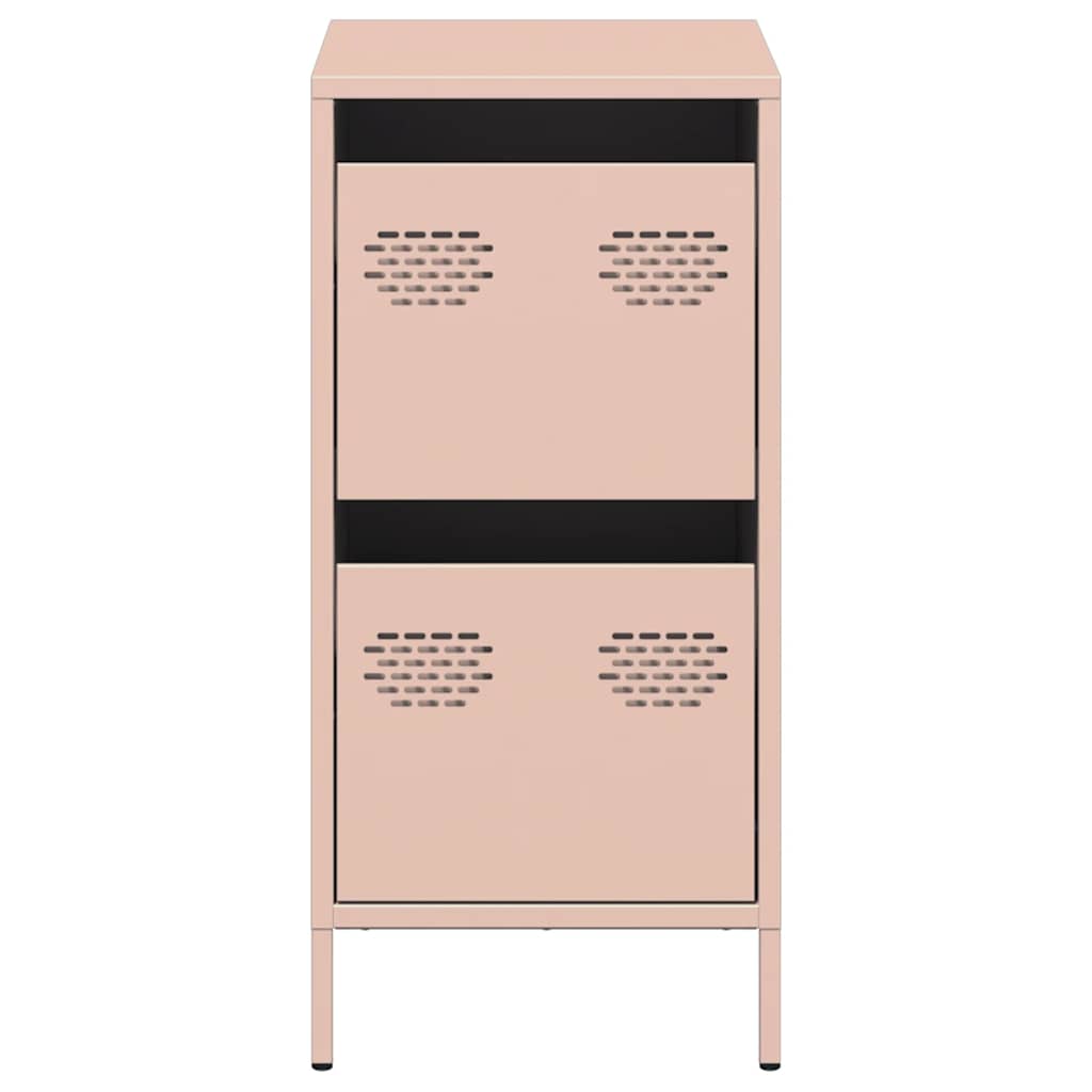 Credenza Rosa 35x39x73,5 cm in Acciaio Laminato a Freddo - homemem39