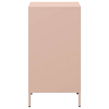 Credenza Rosa 35x39x73,5 cm in Acciaio Laminato a Freddo - homemem39