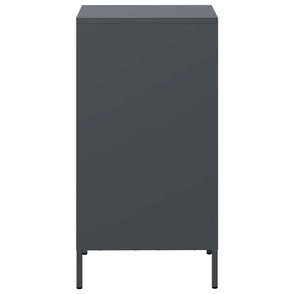 Credenza Antracite 35x39x73,5 cm in Acciaio Laminato a Freddo - homemem39