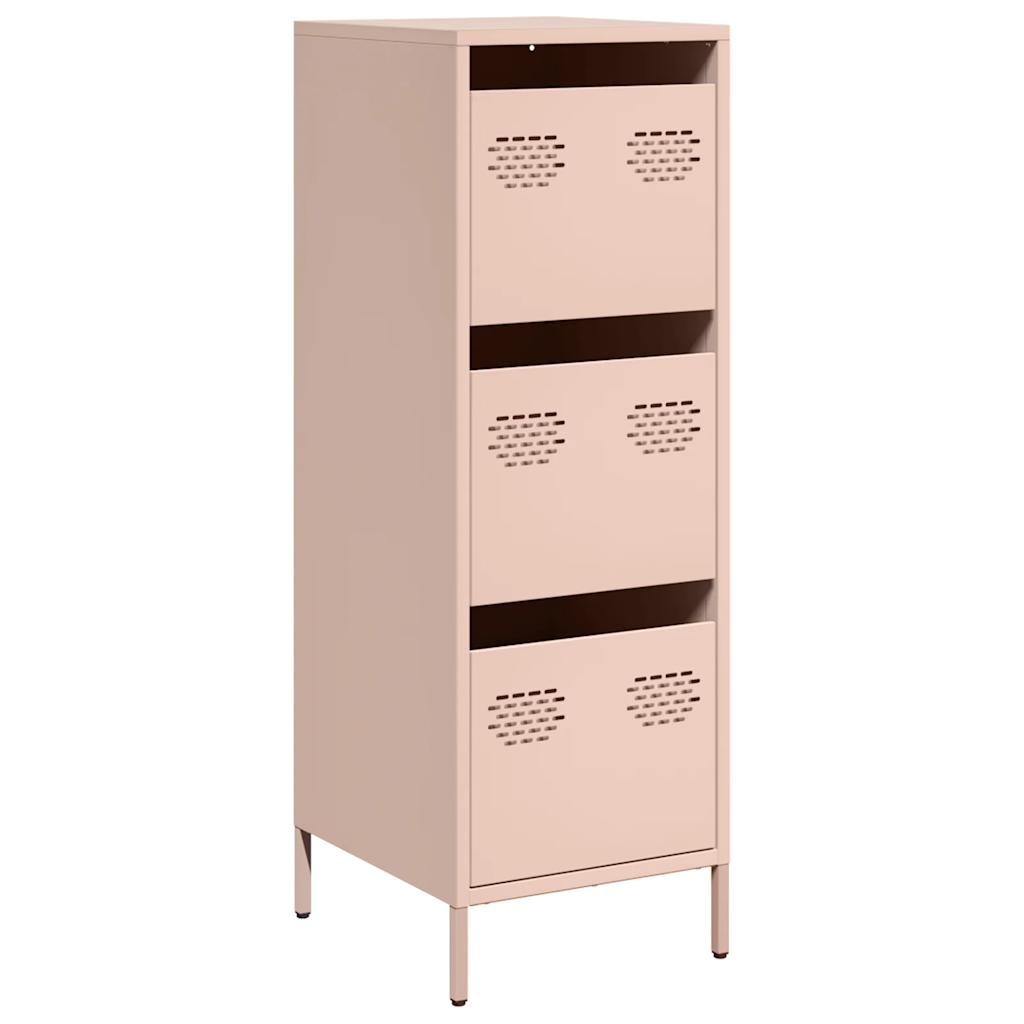 Credenza Rosa 39x35x103,5 cm in Acciaio - homemem39