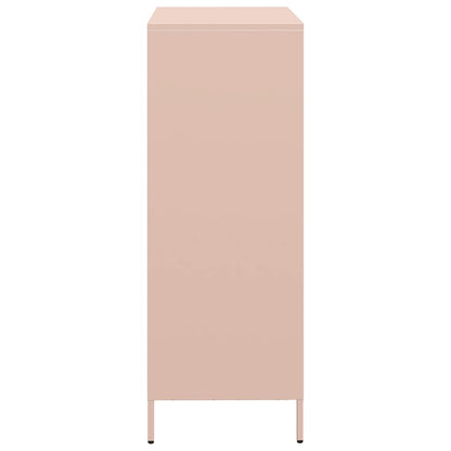 Credenza Rosa 39x35x103,5 cm in Acciaio - homemem39
