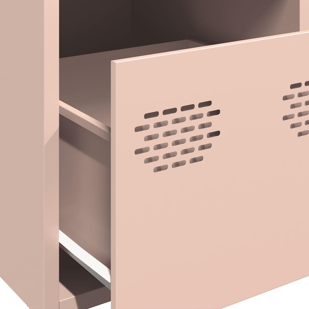 Credenza Rosa 39x35x103,5 cm in Acciaio - homemem39