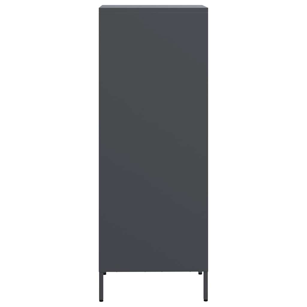 Credenza Antracite 39x35x103,5 cm Acciaio - homemem39