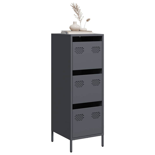 Credenza Antracite 39x35x103,5 cm Acciaio - homemem39