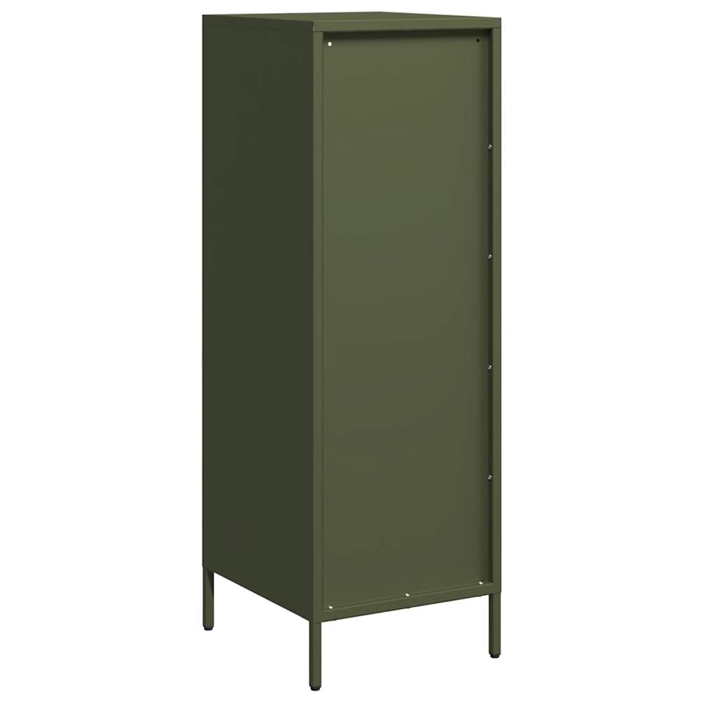 Credenza Verde Oliva 39x35x103,5 cm in Acciaio - homemem39