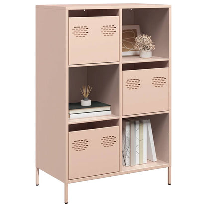Credenza Rosa 68x39x103,5 cm in Acciaio - homemem39