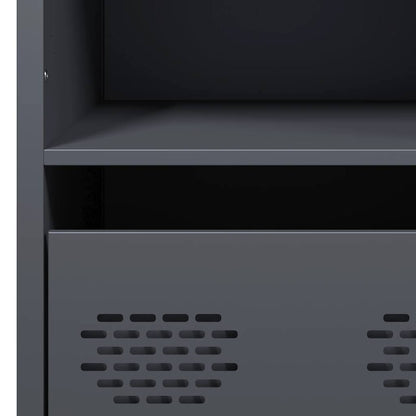 Credenza Antracite 68x39x103,5 cm Acciaio - homemem39