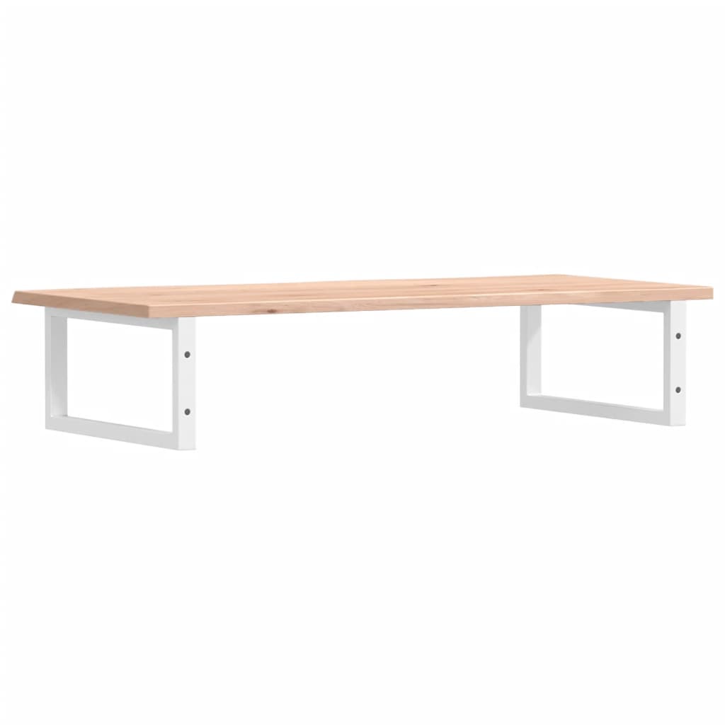 Ripiano a Parete per Lavabo in Acciaio e Massello di Rovere | homemem39