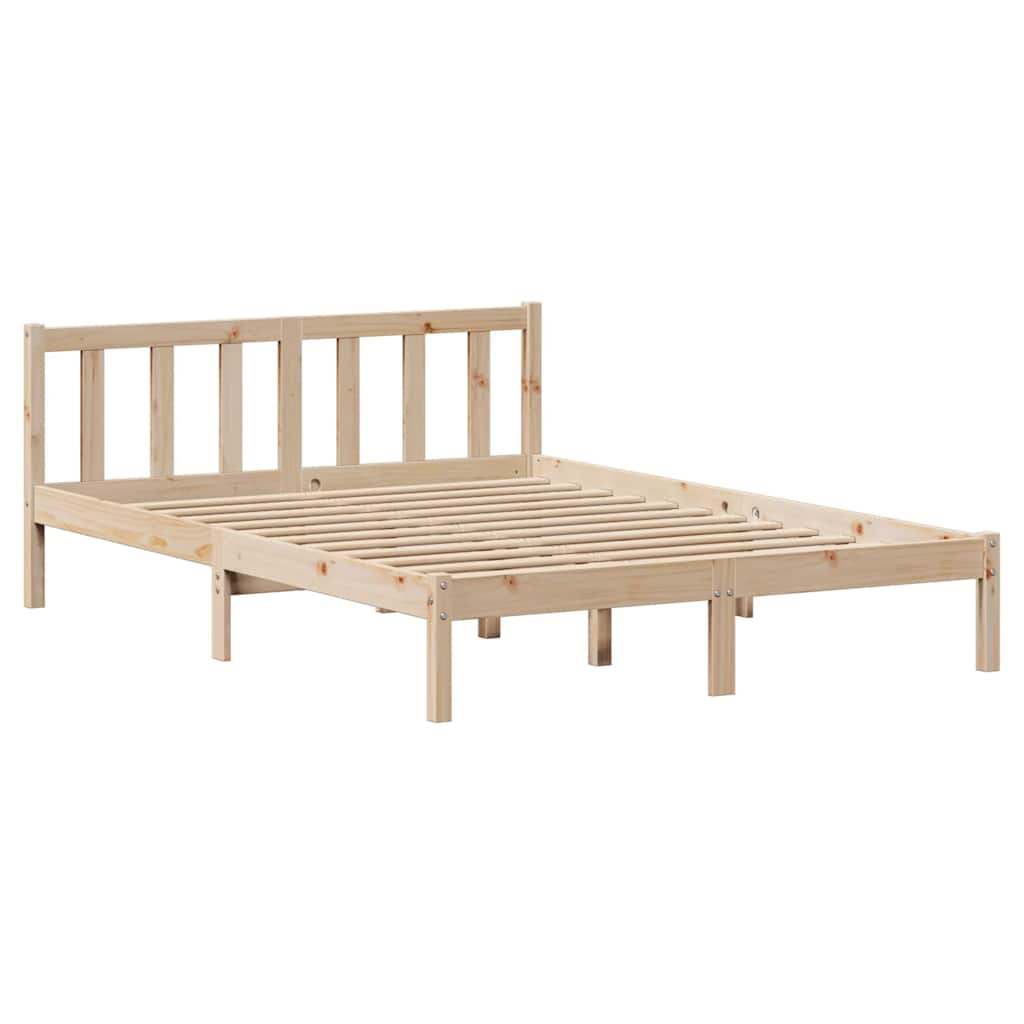 Letto senza Materasso 120x190 cm in Legno Massello di Pino