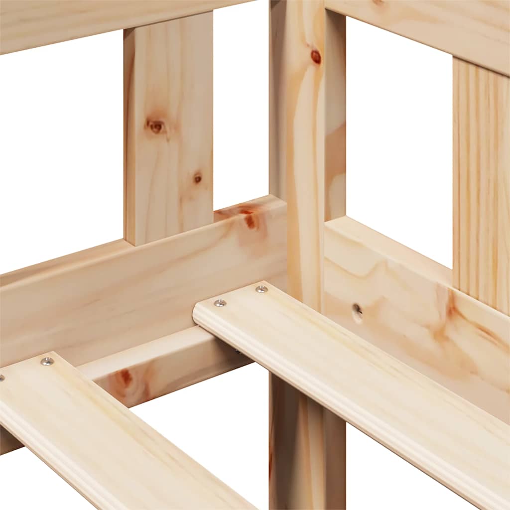 Dormeuse con Cassetti 90x190 cm in Legno Massello Pino | homemem39