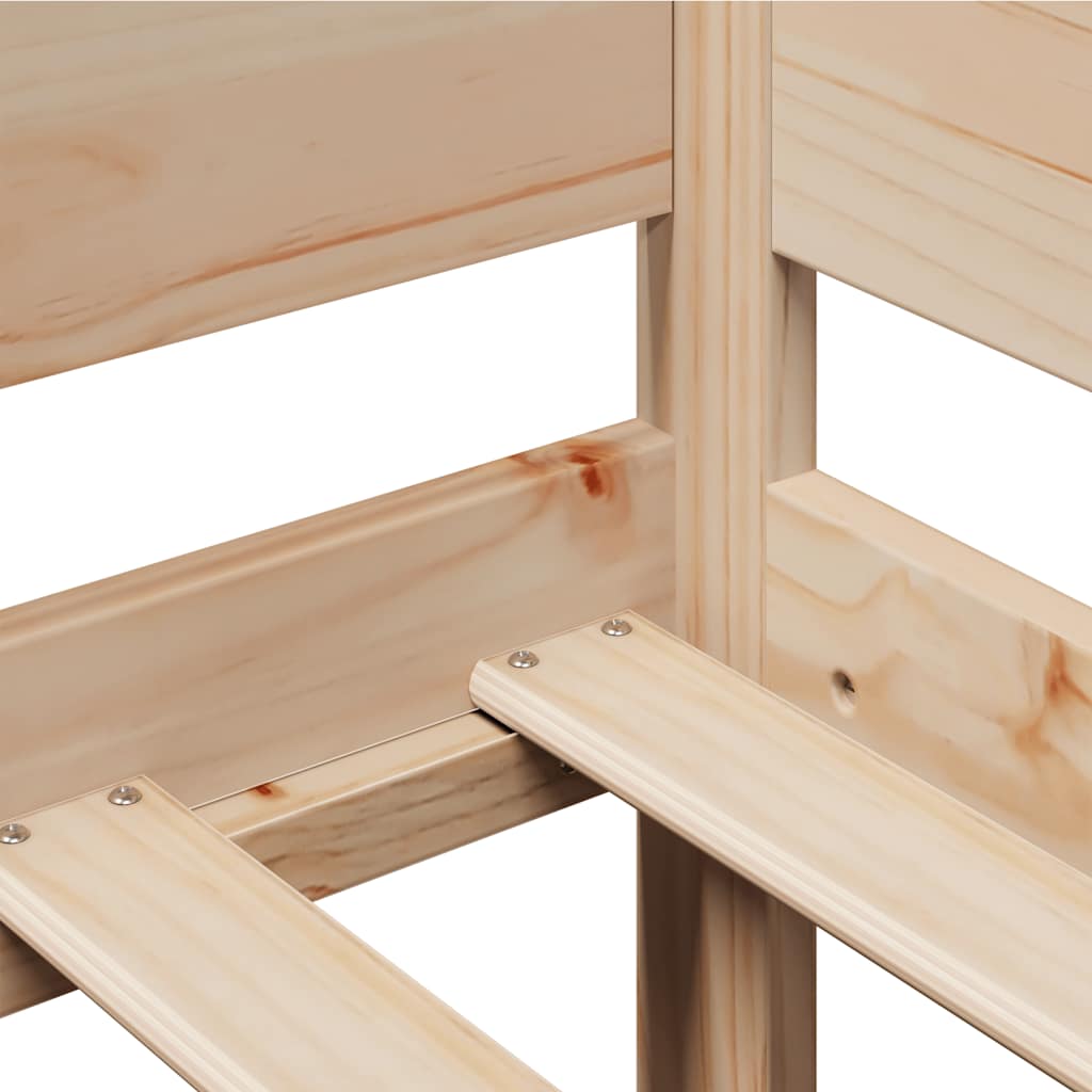 Dormeuse con Cassetti 90x190 cm in Legno Massello Pino