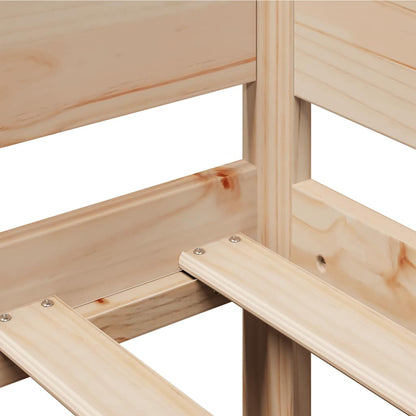 Dormeuse con Cassetti 90x190 cm in Legno Massello Pino