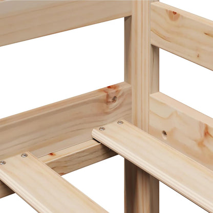 Dormeuse con Cassetti 90x200 cm Legno Massello Pino