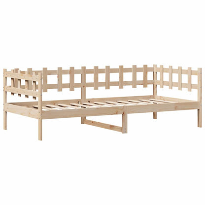 Dormeuse con Cassetti 90x190 cm in Legno Massello Pino | homemem39