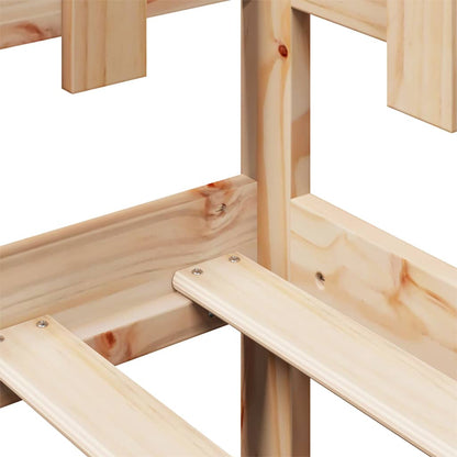 Dormeuse con Cassetti 80x200 cm in Legno Massello di Pino