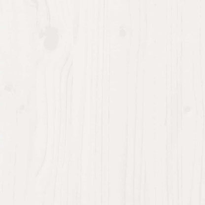 Dormeuse con Cassetti Bianco 90x200 cm Legno Massello di Pino - homemem39