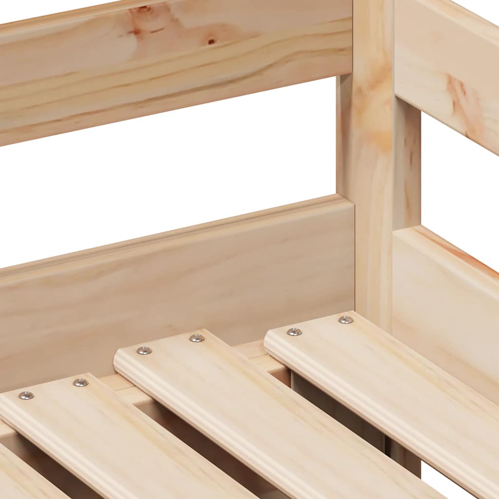 Divano Letto Estraibile con Cassetti senza Materasso 80x200 cm - homemem39