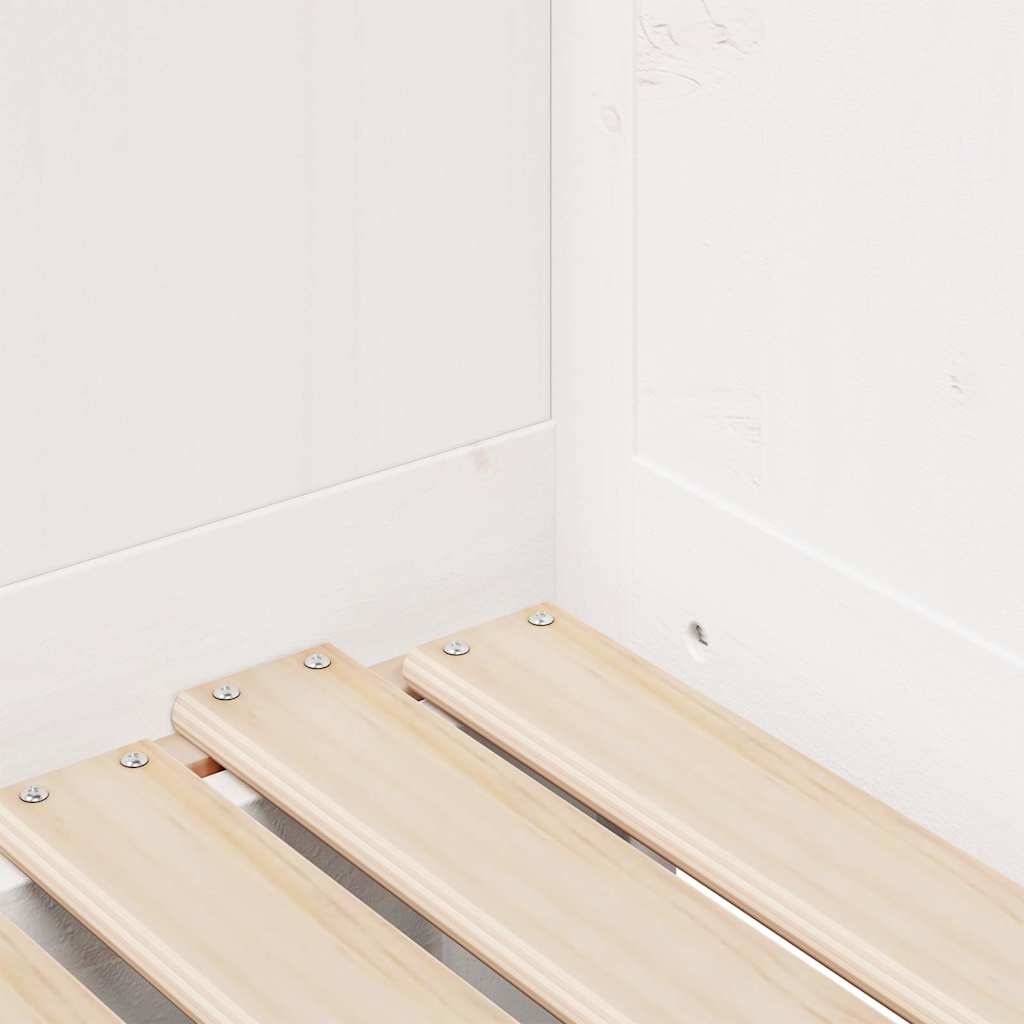 Letto Estraibile con Cassetti senza Materasso Bianco 90x190 cm - homemem39