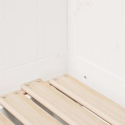 Letto Estraibile con Cassetti senza Materasso Bianco 90x190 cm - homemem39