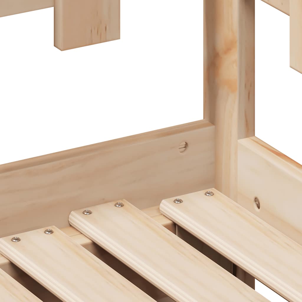 Divano Letto Estraibile con Cassetti senza Materasso 80x200 cm