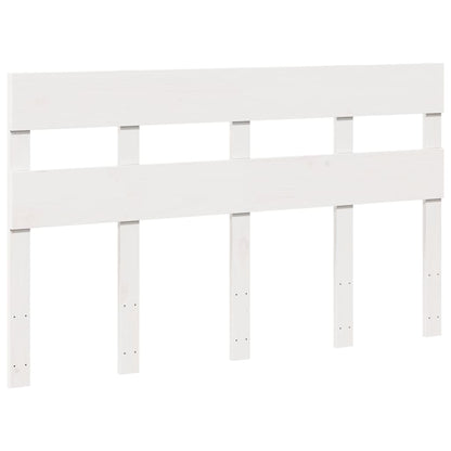 Letto senza Materasso Bianco 120x200 cm Legno Massello di Pino | homemem39