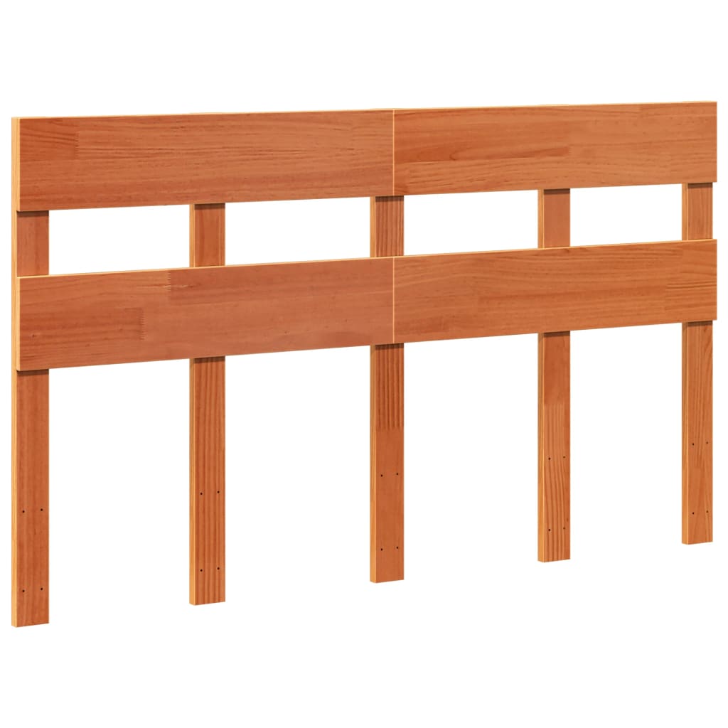 Letto senza Materasso Marrone Cera 120x200 cm in Legno di Pino | homemem39