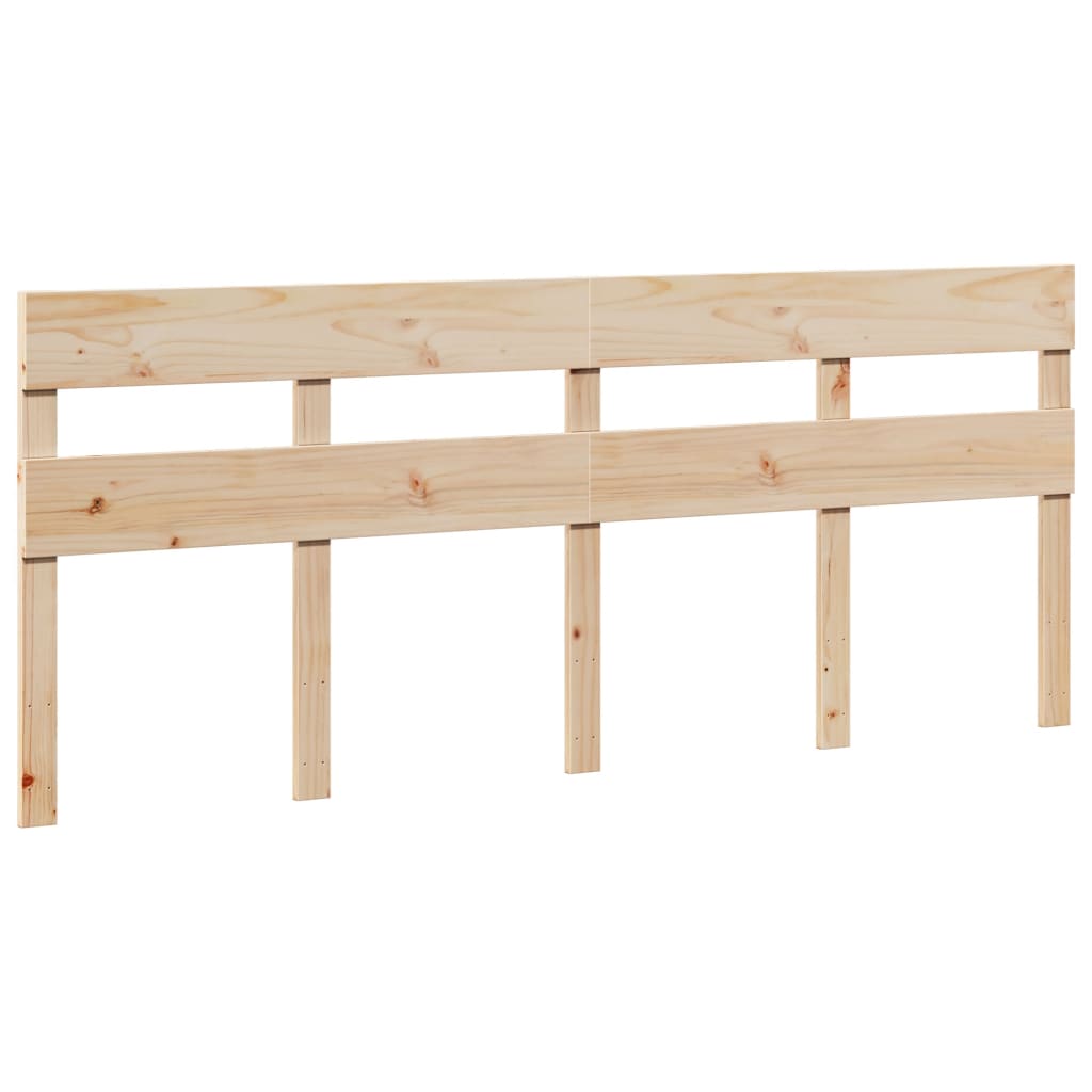Letto senza Materasso 200x200 cm in Legno Massello di Pino | homemem39