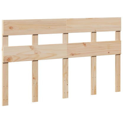 Letto senza Materasso 140x190 cm in Legno Massello di Pino | homemem39