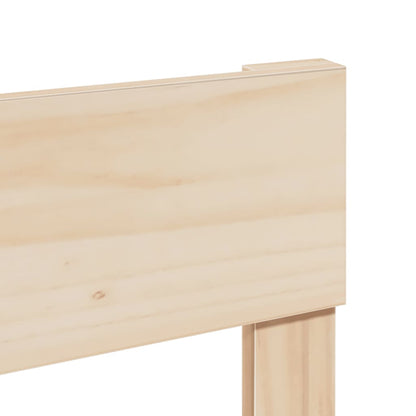 Letto senza Materasso 140x190 cm in Legno Massello di Pino | homemem39