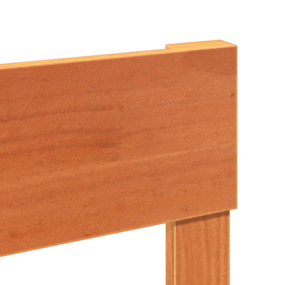 Letto senza Materasso Marrone Cera 140x190 cm in Legno di Pino | homemem39