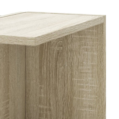 Scaffale Angolare Muro Rovere Sonoma 36,5x36,5x140 cm Legno | homemem39