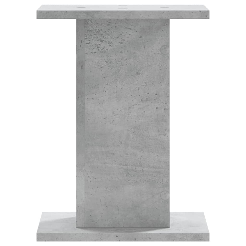 Supporti Altoparlanti 2 pz Grigio 30x30x40 cm Legno Multistrato - homemem39