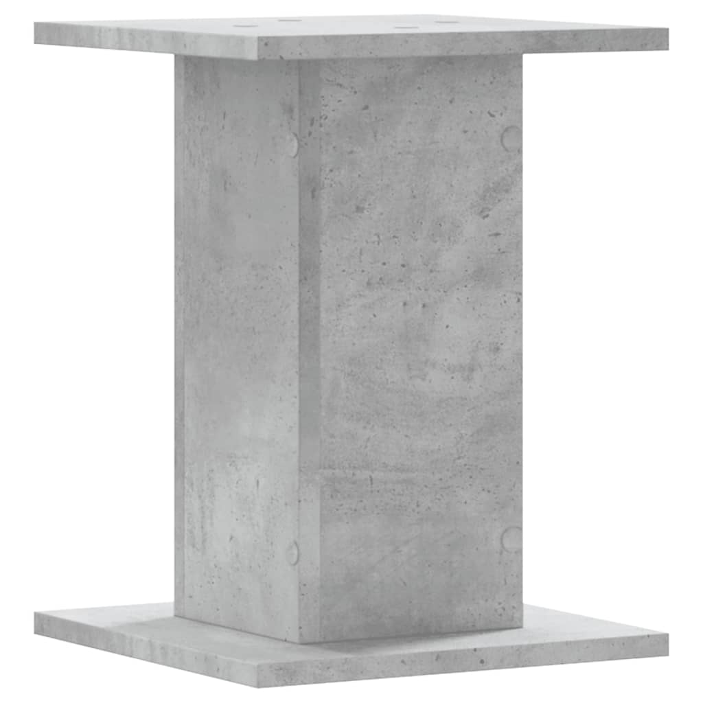 Supporti Altoparlanti 2 pz Grigio 30x30x40 cm Legno Multistrato - homemem39