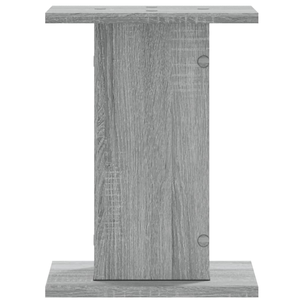 Supporti Altoparlanti 2 pz Grigio Sonoma 30x30x40cm Multistrato - homemem39