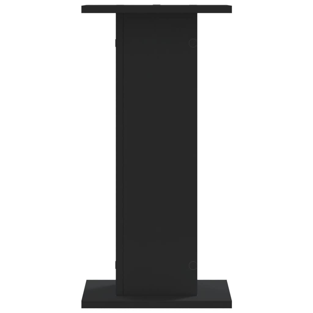 Supporti Altoparlanti 2 pz Neri 30x30x40cm in Legno Multistrato - homemem39