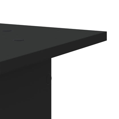 Supporti Altoparlanti 2 pz Neri 30x30x40cm in Legno Multistrato - homemem39