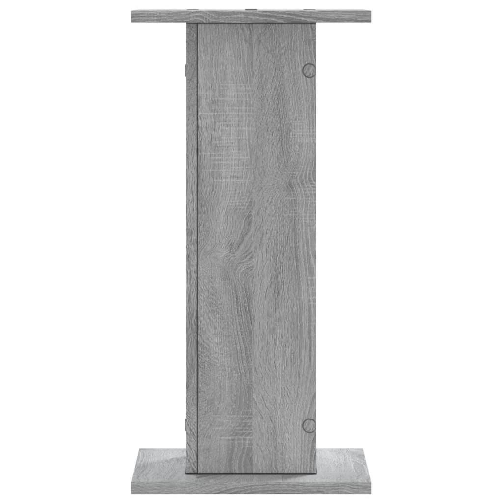 Supporti Altoparlanti 2 pz Grigio 30x30x40 cm in Multistrato - homemem39
