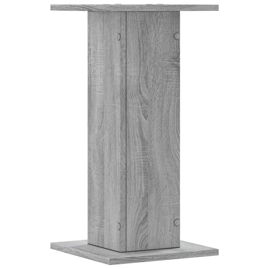 Supporti Altoparlanti 2 pz Grigio 30x30x40 cm in Multistrato - homemem39