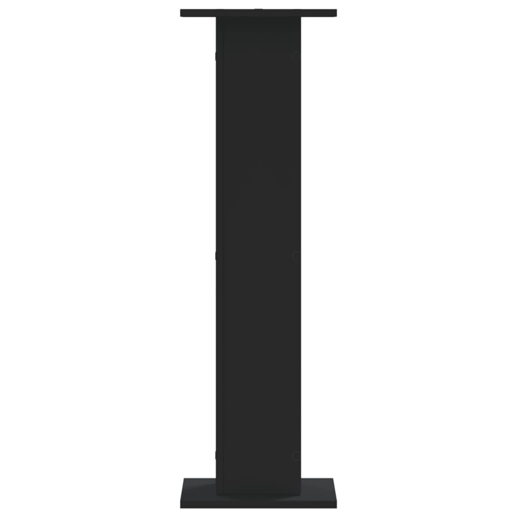 Supporti Altoparlanti 2 pz Neri 30x30x95cm in Legno Multistrato - homemem39